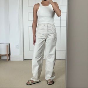 Uniqlo U Baggy Off-White Jeans